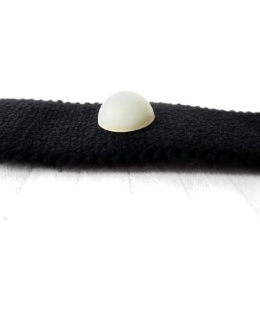 Adjustable Black Healing Bracelet for Movement Disorders - Anti-Indulgence Velcro Fastener Unisex - XLarge 10 (25.4 cm) - Buy Online on GoSupps.com