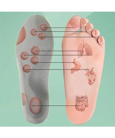 Buy Latex Sport Insoles | Soft High Elasticity Shoe Pads for Men & Women | Breathable Shock Cushion & Arch Support (41-42 - Buy Online on GoSupps.com