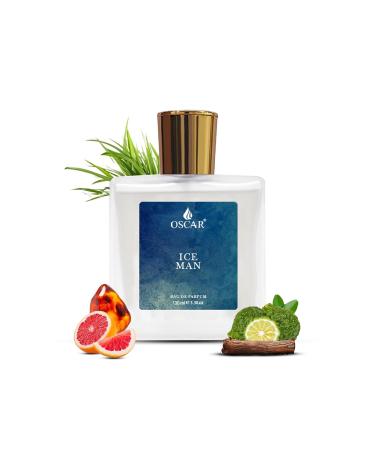 Oscar Ice Man Men Eau De Parfum Perfume with Long Lasting Aqua Frangrance 100ml - Buy Online on GoSupps.com