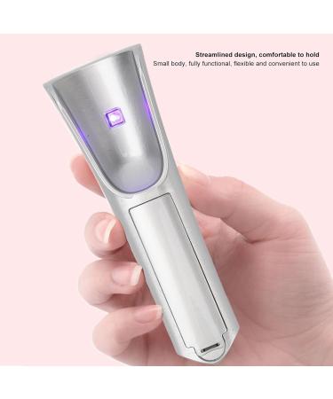 Mini UV Nail Lamp Quick Drying Gel Nail Light with 3 Gears Portable Nail Dryer with Lasting Endurance Compact Size for Home DIY Manicure (Silver) - Buy Online on GoSupps.com