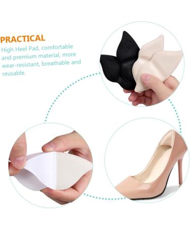 Holibanna High Heels Half Pad - 4 Pairs Self-Adhesive Heel Liners & Cushions for Women | Invisible Shoe Inserts for Comfort & Fit - Buy Online on GoSupps.com