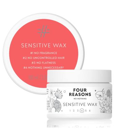 No nothing Hair Styling Wax For Sensitive Skin & Scalp   Fragrance Free Strong Hold Wax With Flexible Finish   Vegan  Hypoallergenic  Paraben Free Texturing Wax For Damp & Dry Hair For Men & Women
