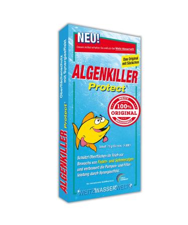 Algae Killer Protect - water care for garden and swimming ponds (75 g - for max. 5 000 liters) - Buy Online on GoSupps.com