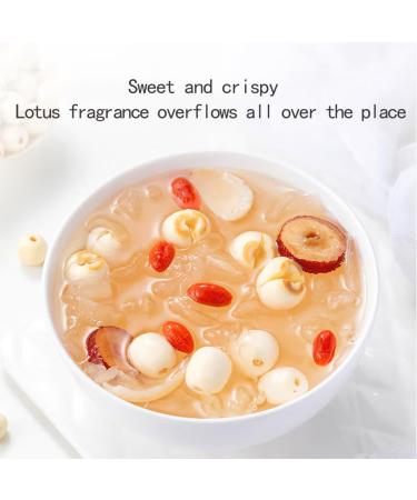 Dried Lotus Seeds 454g White Lotus Seed without Cores Cooking Porridge and Soup - Buy Online on GoSupps.com
