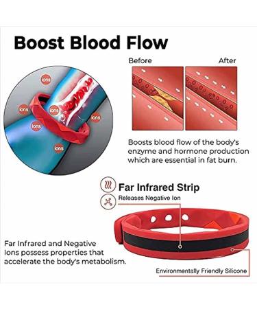Antistatic Redup Bracelet Set | 4 PCS Adjustable Remote Infrared Negative Ion Silicone Sports Bracelet for Men & Women - Washable & Durable - Buy Online on GoSupps.com