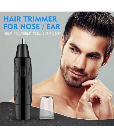 KouRy Portable Ear Nose & Brow Trimmer Painless Electric Groomer for Men & Women | Battery-Operated Facial Hair Clipper - Buy Online on GoSupps.com