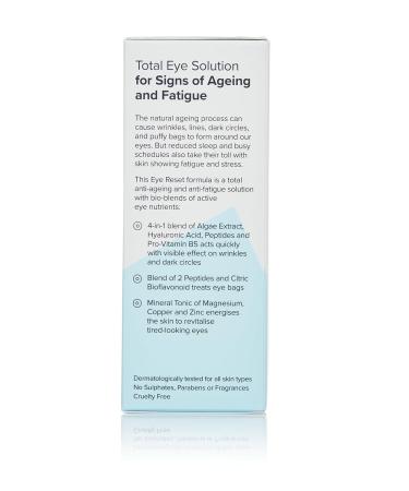 BOOST LAB Bio-Active Eye Reset Serum - Dark Circle Wrinkle & Puffiness Treatment for All - Paraben & Fragrance Free - 30ml - Buy Online on GoSupps.com