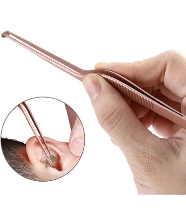 Healeved Ear Wax Removal Kit - 5 Pcs Earwax Remover Set in Rose Gold 14x1cm - Buy Online on GoSupps.com