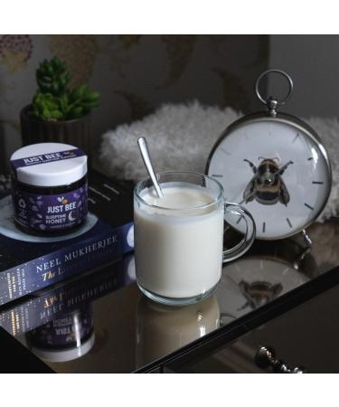 Just Bee Sleeptime Honey Lavender Flavoured with Valerian Root & Vitamin B | 260g Jar - Buy Online on GoSupps.com