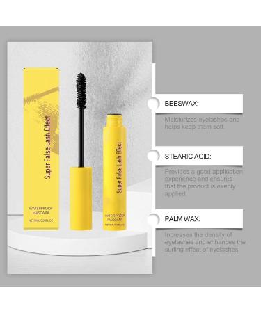 Lengthening and volumizing mascara smudge-proof tube | 10ml Lightweight eyelash makeup for girlfriend wife daughter sister beauty gift long-lasting look curling cosmetic for everyday use - Buy Online on GoSupps.com