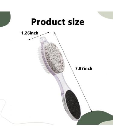 Pumice Stone 4-in-1 Foot Scrubber for Dead Skin, Corns, and Calluses - Hand and Foot Care Tool for Removing Cracked Heels and Thick Calluses - Wet and Dry Feet Care - Buy Online on GoSupps.com