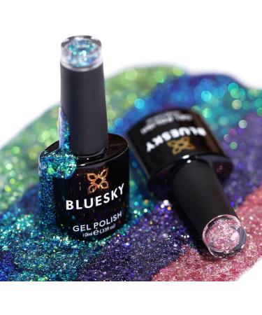 Bluesky Gel Nail Polish 10ml Golden Glow - SPZ12 Gold Gel Nail Polish for 21 Day Manicure Professional Salon & Home Use Requires Curing Under LED UV Nail Lamp - Buy Online on GoSupps.com