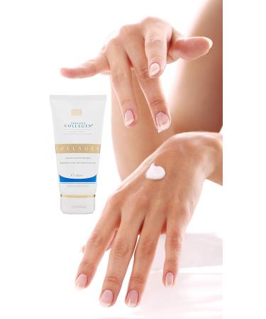 Salcoll Collagen Hand Cream - Bioactive Anti-Aging Repair Lotion for Dry Skin - Hypoallergenic Moisturizer - 150ml - Buy Online on GoSupps.com