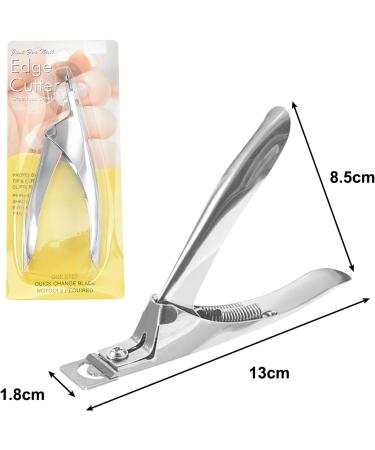 Professional Stainless Steel False Nail Tip Clipper Nail Clipper Precision Manicure Tool Nail Extension Clipper - Buy Online on GoSupps.com