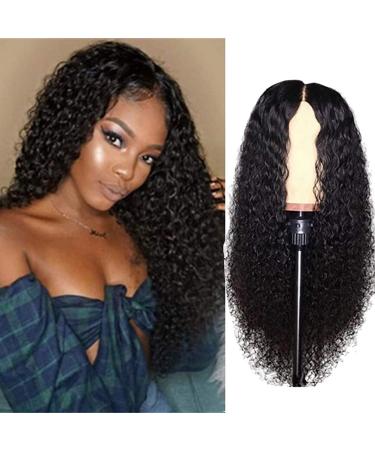 Wig For Women Brazilian Remy Hair Long Full Wavy Ladies Wig Afro Curly Cosplay Hair Virgin Hair 150% Density Long Closure Natural Pre Plucked 24 inch Lace Front Wigs Human