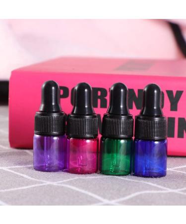 15pcs Essential Oils Bottle Set - 2ml Mini Empty Glass Dropper Bottles for Essential Oils - Ideal for Aromatherapy & DIY - Buy Online on GoSupps.com
