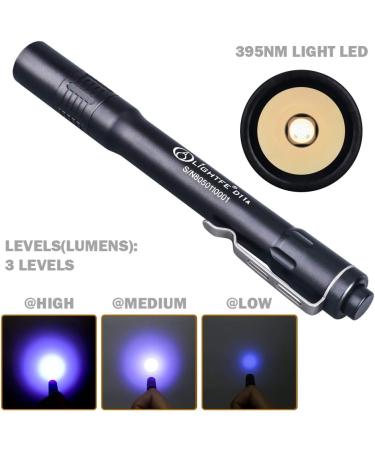 Lightfe D11A Black Light UV Flashlight - 395NM 3000MW LG LED for UV Curing & Detection - Buy Online on GoSupps.com