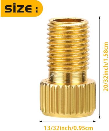 4-Way Bike Valve Adapter | Brass & Aluminum Alloy | Xcozu Presta & Schrader Compatible | Bicycle Auto Valve with Sealing Ring | Standard Air Pumps & Compressors - Buy Online on GoSupps.com