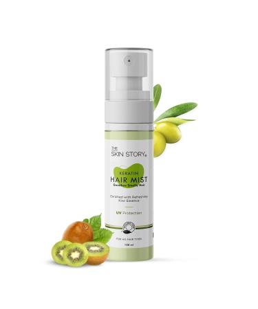 Hair Mist Spray | Hair Perfume with UV Protection Frizz Control Fragrance & Hydration | Keratin Kiwi & Olive Oil Blend | Paraben-Free - 100ml