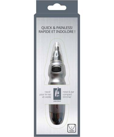 Vie Art Nose and Ear Precision Trimmer - Efficient Hair Removal Stainless Steel Blades Waterproof Design AA Battery-Powered Easy Cleaning - Buy Online on GoSupps.com