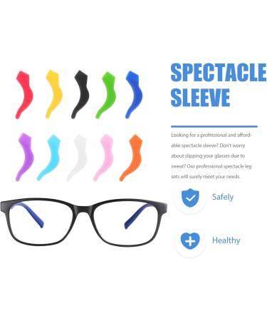 Ultechnovo 120 Pairs Soft Silicone Slip-Resistant Glasses Holder for Sunglasses & Reading Glasses - Elastic Comfort Random Colors - International Shipping Available - Buy Online on GoSupps.com
