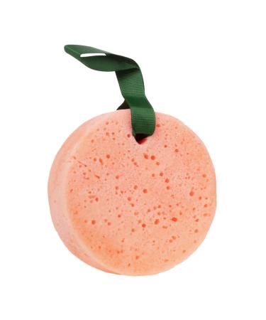 Peach Please Body Wash and Polish - Exfoliating Body Scrubber with Loofah Sponge - Shower Sponges for Women - Peach - 3 oz