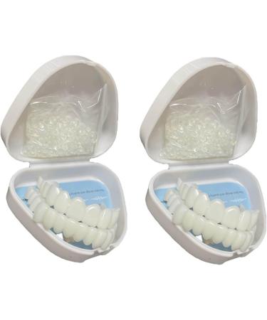 Flipped Warm Silicone Prostheses - Artificial Teeth Provisional Dentures & Snap-On Teeth for Cracked Teeth | Perfect for Men & Women - Buy Online on GoSupps.com