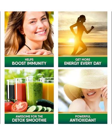 VibraxLabs Chlorella Capsules - 600mg Broken Cell Wall Veggie Pills - Protein Powder Supplement for Natural Detox - Made in USA - Buy Online on GoSupps.com