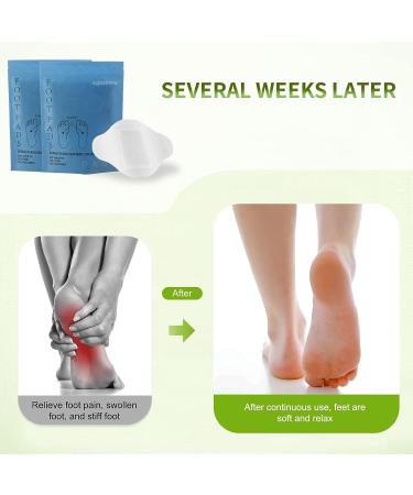 Detox Foot Pads | Bamboo Vinegar Deep Cleansing Patches for Foot Care - 14PCS | Relieve Stress, Improve Sleep, Relaxation - Buy Online on GoSupps.com