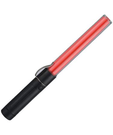 SAMDO 11.0 inch Magnet Wand Baton Traffic Control Road Safety Lamp Military Survival LED Light Stick (Red)