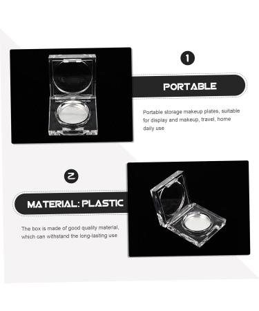 FOMIYES Makeup Eyeshadow 18 Pcs Eye Shadow Box Blush for Cheeks Empty Makeup Case Mini Eye Shadow Case Travel Sample Portable 4.2x1.5cmx3pcs As Shownx3pcs - Buy Online on GoSupps.com