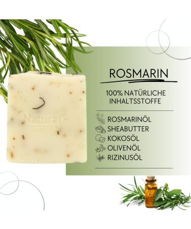 Natural Cilt Rosemary Soap - 100% Natural Handmade Shower Soap for All Skin Types - Certified & Chemical-Free - 100g (1 Pack) - Buy Online on GoSupps.com