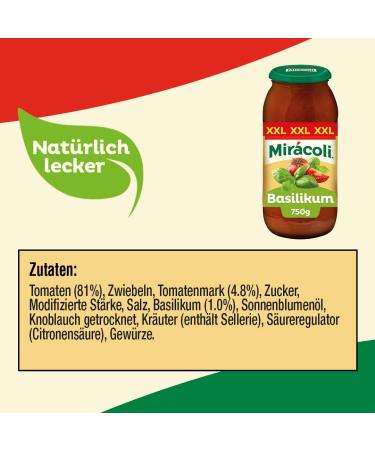 MIR COLI Pasta Sauce with Basil - 6 Jars (750g Each) | Premium Italian Marinara Sauce for Authentic Flavor - Buy Online on GoSupps.com
