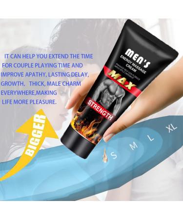 Massage Cream Extra Strength Massage Gel for Increase Size Thickness Strength and Performance for Male 60ml(Black) - Buy Online on GoSupps.com