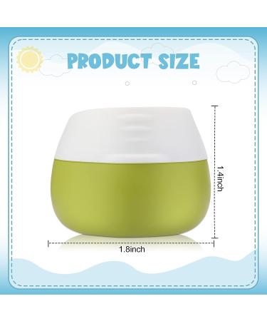 Nuogo 6 Pcs Silicone Travel Containers for Toiletries - Leak Proof Refillable Bottles & Jars - Portable Cosmetic Makeup Accessories (Fresh Colors) - Buy Online on GoSupps.com