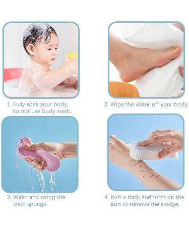 Fitmedify Skin Sponge Super Peeler - Callus and Dead Skin Remover (4pcs White Pink) - Buy Online on GoSupps.com