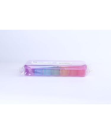 7-Day Pill Box with 4 Compartments - Weekly Tablet Organizer for Medication (Purple) - International Shipping - Buy Online on GoSupps.com