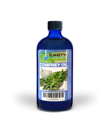 Organic Comfrey Oil  Raw Cold-Pressed Herbal Oil (4 fl.oz)