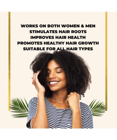 Hair Growth Oil for Damaged Hair & Scalp - Rosemary & Castor Oil Treatment for All Hair Types (2 Fl Oz - Buy Online on GoSupps.com