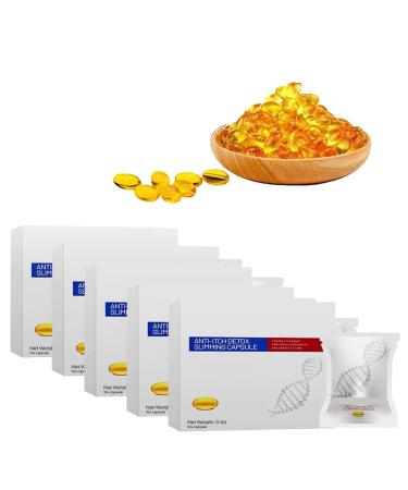 ZBTOP Soothe&Slim Capsule Anti-Itch Detox Slimming Detox Capsule Slimming & Firming Repair Slimming Firming Capsules (5PCS)