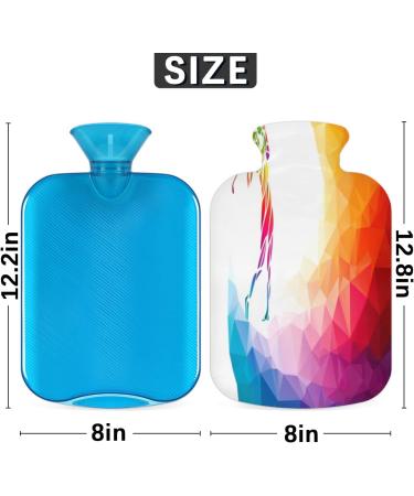 Golf Sportsman Hot Water Bottle with Fluffy Cover - 2L Capacity for Cozy Nights & Pain Relief for Back Neck & Shoulders - Buy Online on GoSupps.com