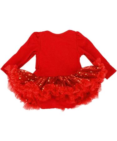 IBTOM CASTLE Baby Girls My 1st Christmas Santa Claus Romper Dress Set - Red 3-6 Months - Buy Online on GoSupps.com