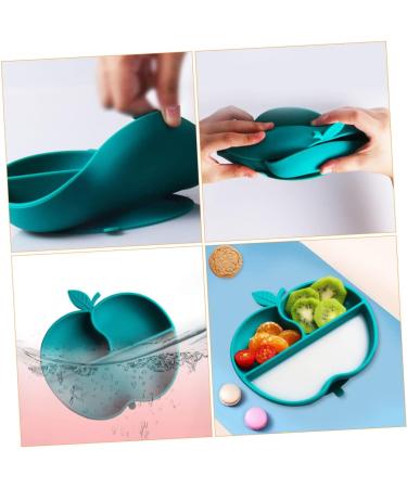 TOYANDONA Silicone Dinner Grid Tableware for Kids - Reusable Anti-fall Training Plate with Suction for Mess-free Eating - Buy Online on GoSupps.com