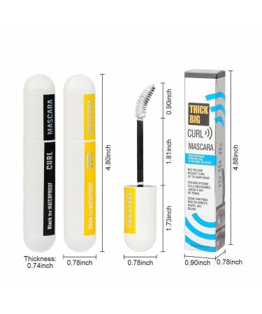 4D Colorful Waterproof Eyelash Mascara - Purple | Hypoallergenic Formula for Curl, Lengthening & Thickening | Perfect Holiday Gift for Beauty Lovers - 1PC - Buy Online on GoSupps.com