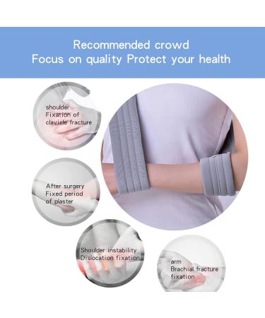 Adjustable Lightweight Arm Sling for Men & Women - Comfortable Support for Left/Right Injured Arm - N//C HSManLian - One Size Black - Buy Online on GoSupps.com