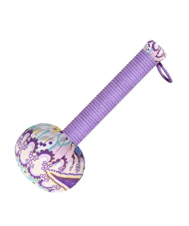 Massage Hammer - Long Massage Hammer Full Body Massage Hammer Wormwood Massage Hammer Long Massage Tool for Legs Purple 26cm