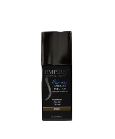 Hair Building Fibers Filler Hair-Loss Solution For Men and Women (Brown)