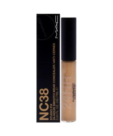 Studio Fix 24-Hour Smooth Wear Concealer - NC38 by MAC for Women - 0.24 oz Concealer