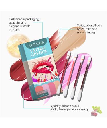Shop Disposable Lip Gloss Cotton Swabs - Nourishing Red Lip Tint for Long-lasting Color - International Shipping Available - Buy Online on GoSupps.com