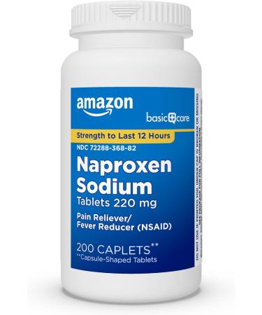 Buy Amazon Basic Care Naproxen Sodium Tablets 200 Count - Fast International Shipping & Best Price - Buy Online on GoSupps.com